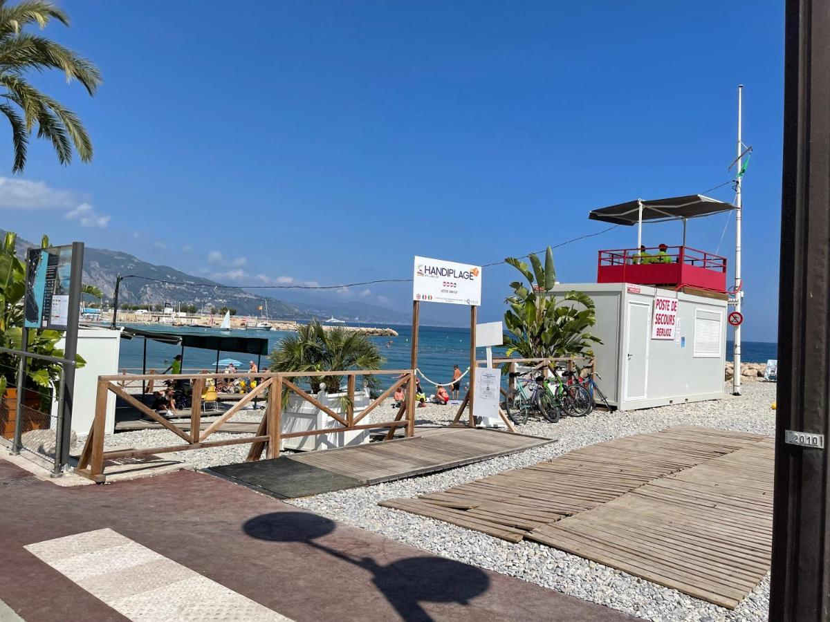 Location Saisonniere Menton 220 M Des Plages Kültér fotó
