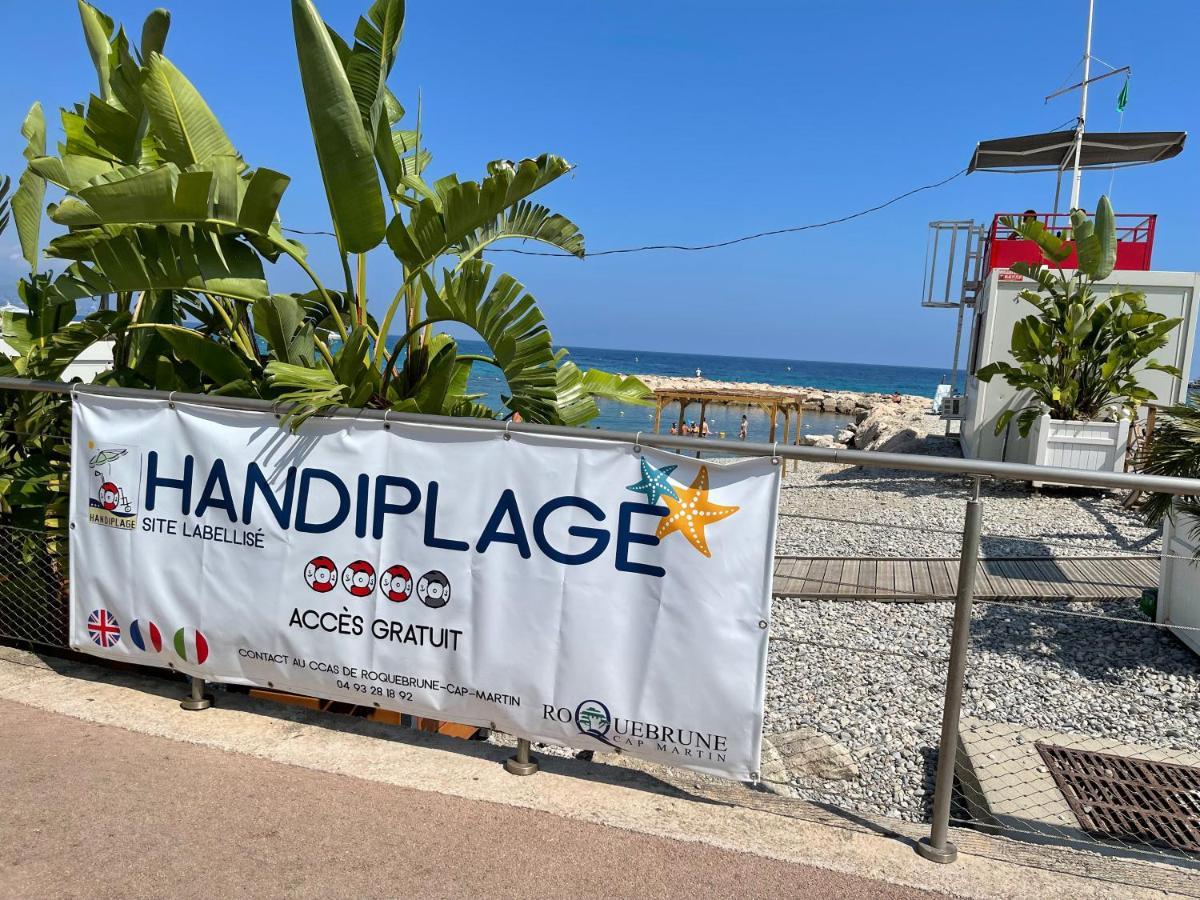 Location Saisonniere Menton 220 M Des Plages Kültér fotó