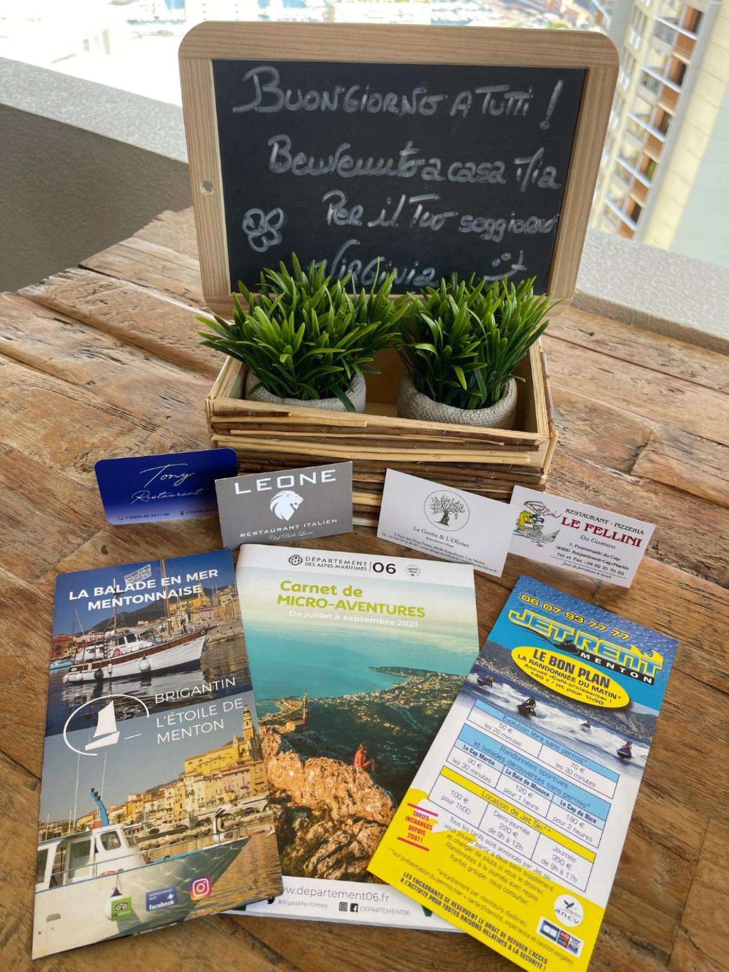 Location Saisonniere Menton 220 M Des Plages Kültér fotó